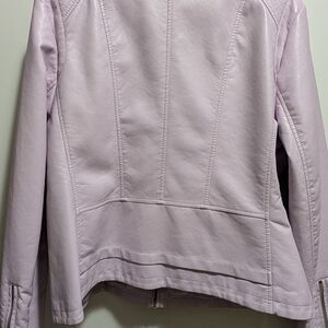 New York & Company Light Purple Leather Jacket